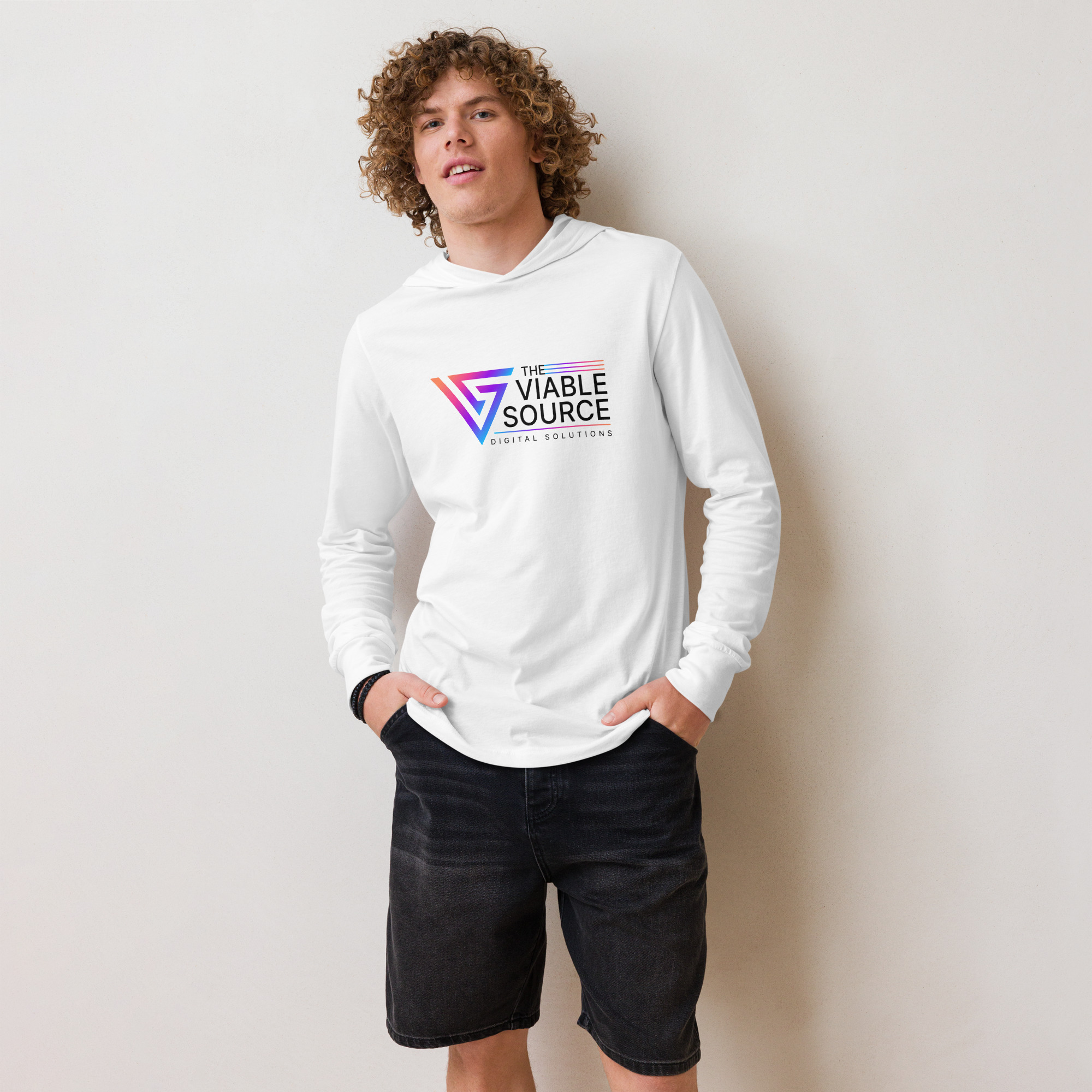 Hooded long-sleeve tee - Image 2